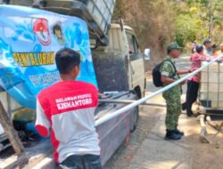 Tanggap Bencana Kekeringan, Kodim 0728/Wonogiri Salurkan Bantuan Air Bersih di Kismantoro
