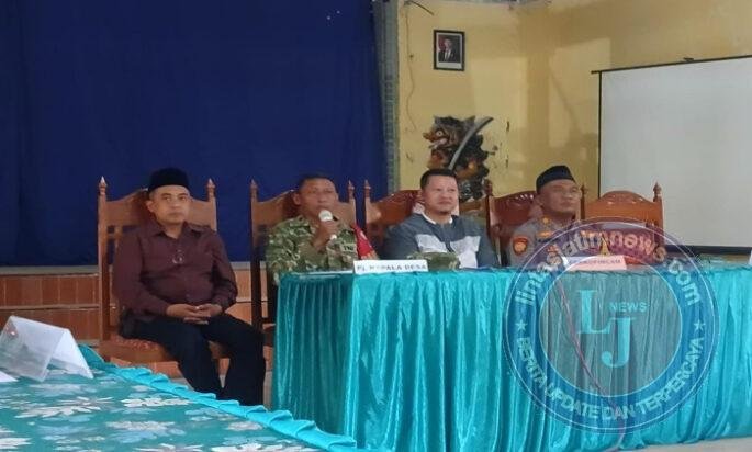 Kawal Demokrasi, Danramil 0801/04 Tegalombo Hadiri Penetapan Calon Kades Kebondalem Periode 2027-2034