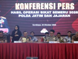Operasi Sikat Semeru 2026: Polda Jatim Amankan 1.212 Tersangka dari 1.345 Kasus Kriminal*