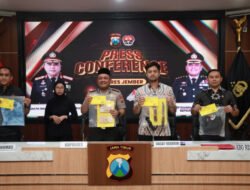 Kurang dari 24 Jam, Polres Jember Tangkap Dua Terduga Perampok Toko Emas