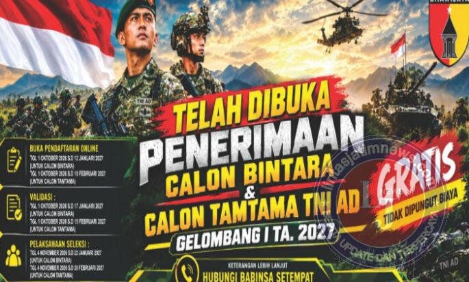 Ayo Pemuda Ponorogo, Mengabdi Kepada NKRI Menjadi Prajurit TNI AD