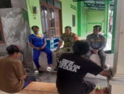 Serka Sudiyono, Sambangin Warga Sambil Dengarkan Aspirasi dan Tekankan Jaga Kondusif Wilayah