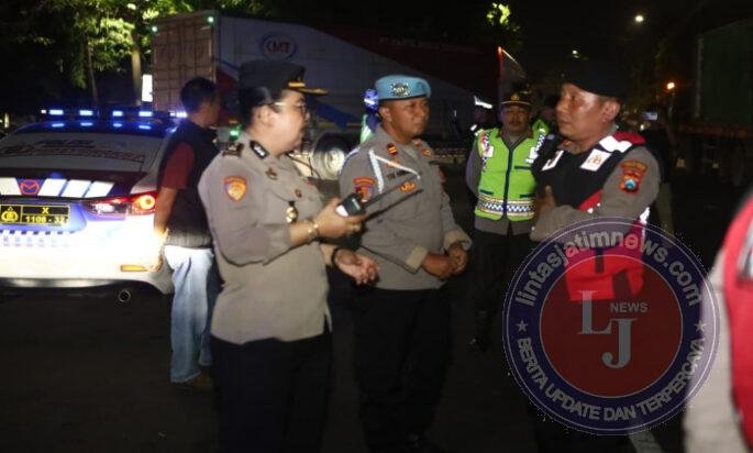 Polres Pelabuhan Tanjung Perak Gelar Patroli Skala Besar Antisipasi Gangster dan Balap Liar