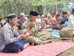 TNI-Polri Amankan Sholat Istisqa di Ngulungkulon Trenggalek
