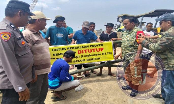 Di Tengah Aksi Warga, Babinsa Desa Bagi Kedepankan Pendekatan Humanis