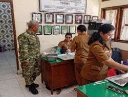 Babinsa Kratonan dan Aparat Kelurahan Evaluasi Situasi Keamanan Wilayah