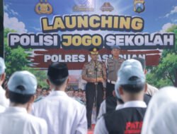 Polri Peduli Pendidikan, Kapolres Pasuruan Launching Polisi Jogo Sekolah di MAN 1 Pasuruan