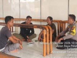 Polsubsektor Inggom Gelar Patroli Dialogis, Ajak Pekerja dan Satpam Jaga Kamtibmas serta Keselamatan Kerja