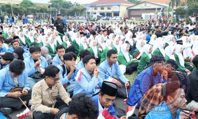 Momentum Sumpah Pemuda, 5.000 Mahasiswa dan Santri Gelar Konsolidasi Akbar di Mapolda Jatim