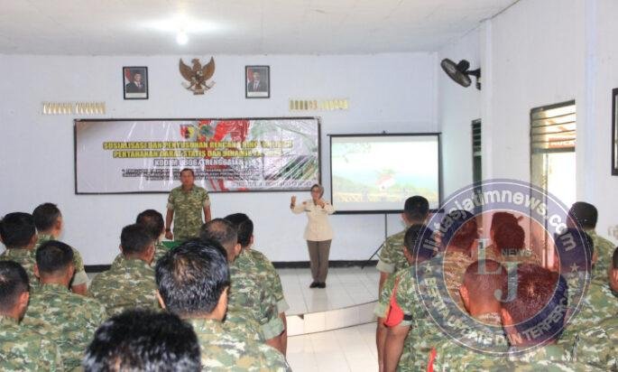 Kodim 0806/Trenggalek Sosialisasikan RRWP untuk Perkuat Pertahanan Wilayah Darat