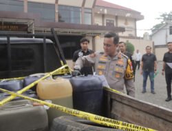 Polres Blitar Ungkap Kasus Dugaan Penimbunan 1.030 Liter BBM Bersubsidi