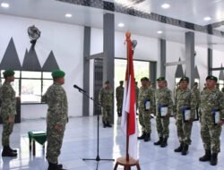 Korp Raport Pindah Satuan, Dandim Ponorogo Lepas Empat Perwira Terbaik